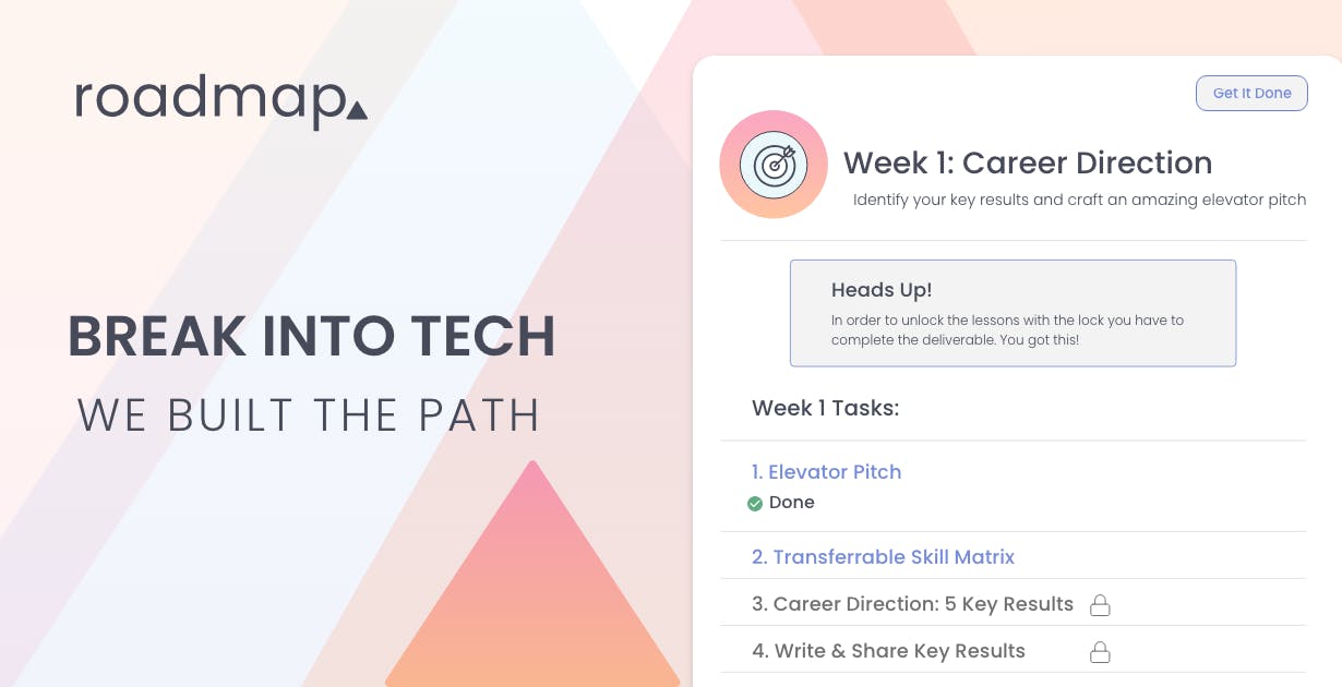 Roadmap | Break Into Tech