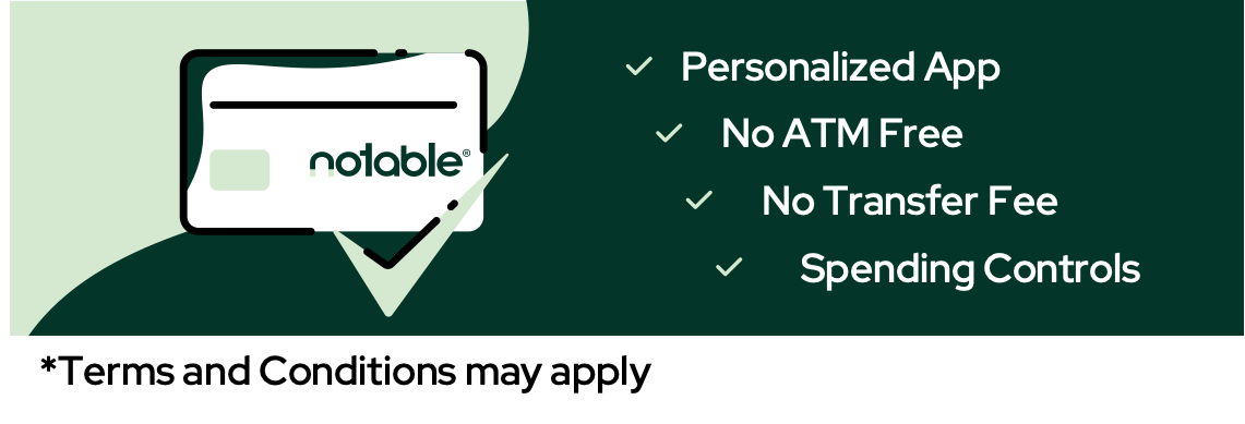 Personalized App No ATM Fee No Transfer Fee Spending Controls
