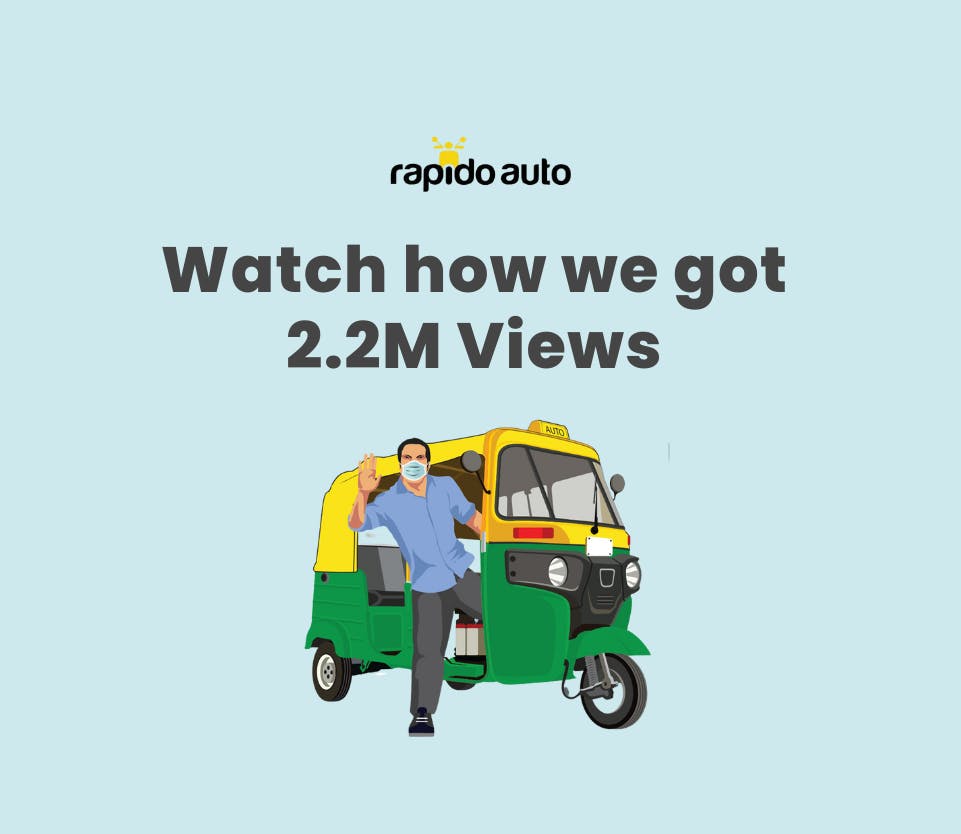 Influencer Marketing for Rapido's Auto Segment