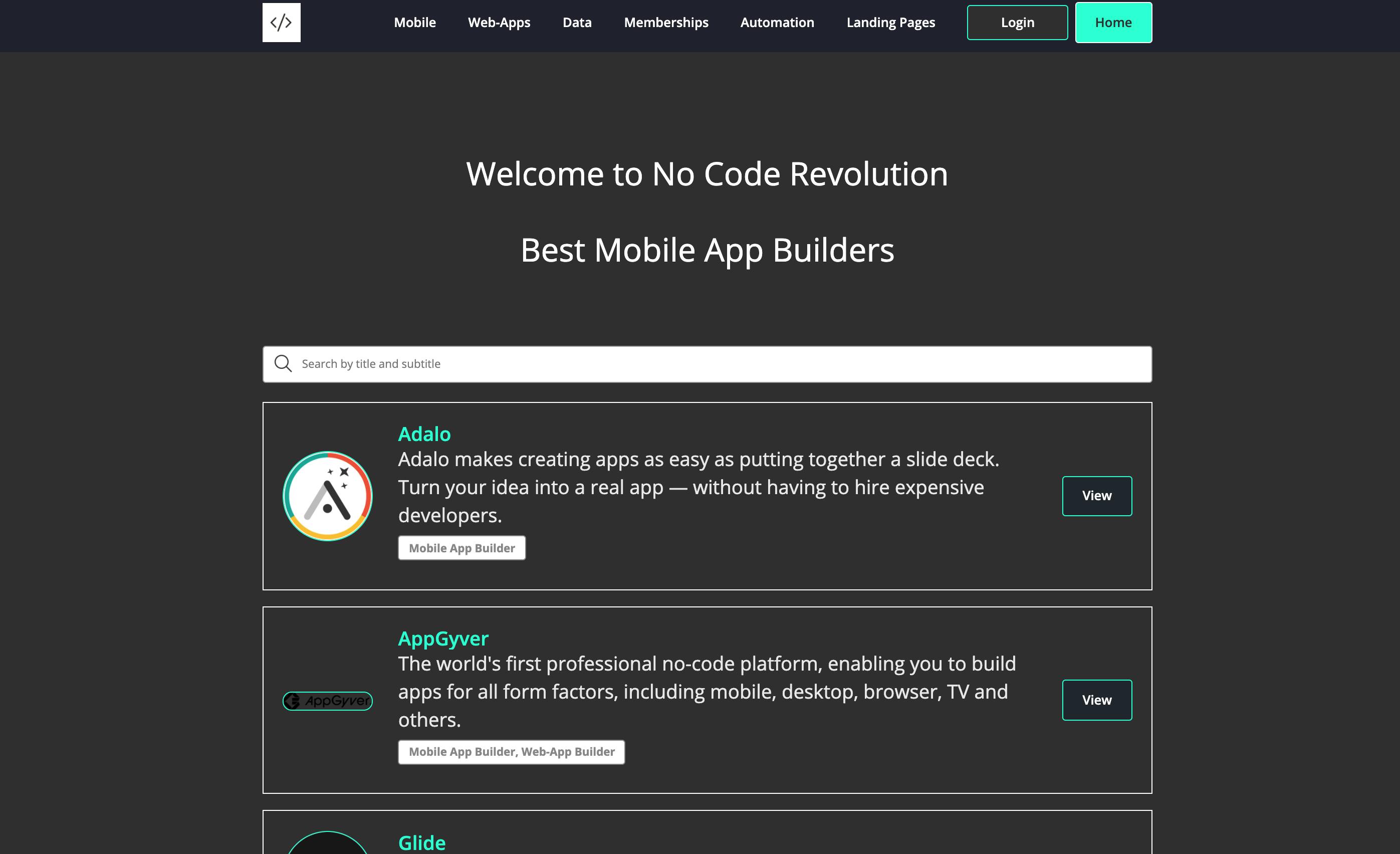 free no code web app builder