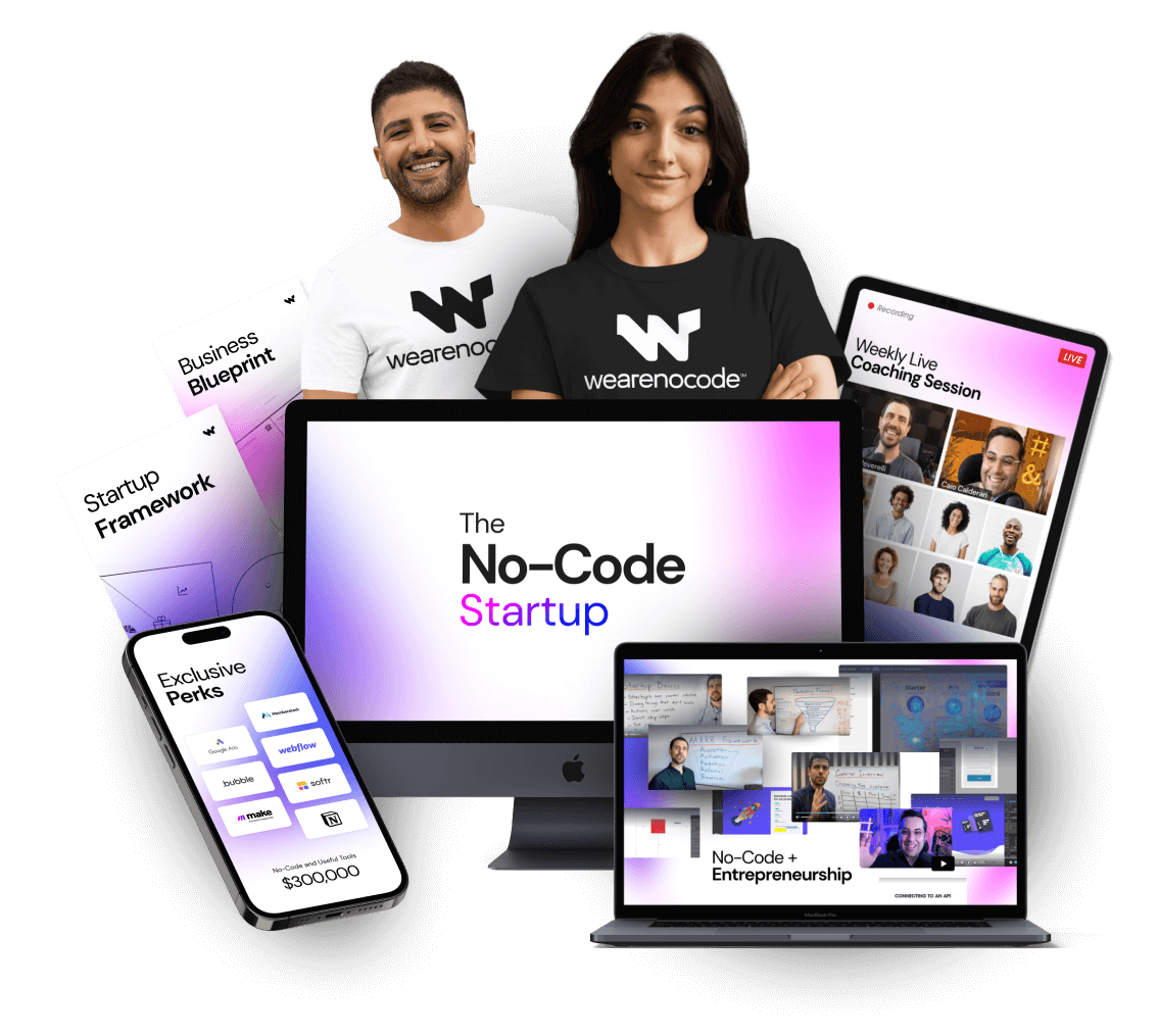 WeAreNoCode - The No-Code Startup Program