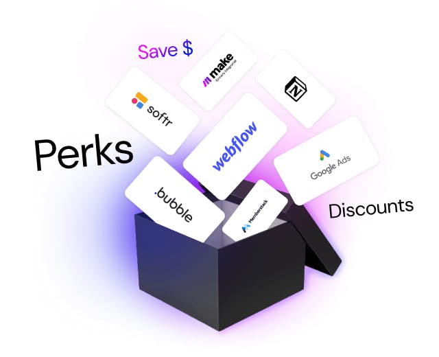 The No-Code Startup Program - Perks and Discounts