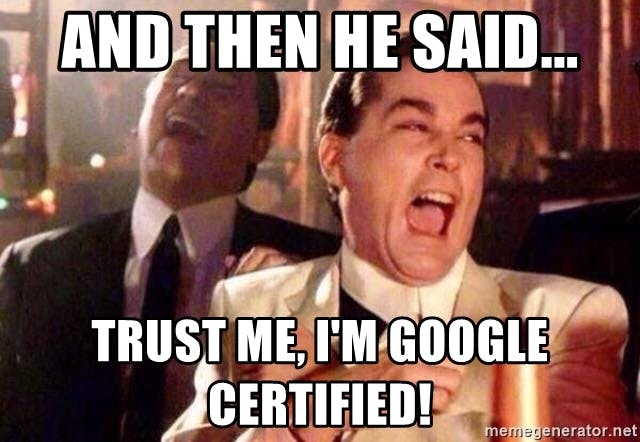 Google certificaatjes