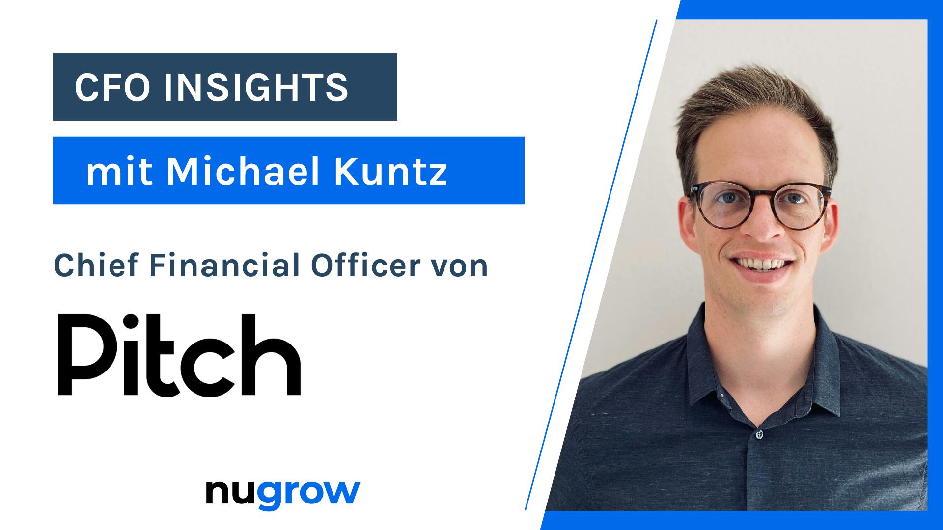 CFO Insight mit Michael Kuntz vom Startup Pitch