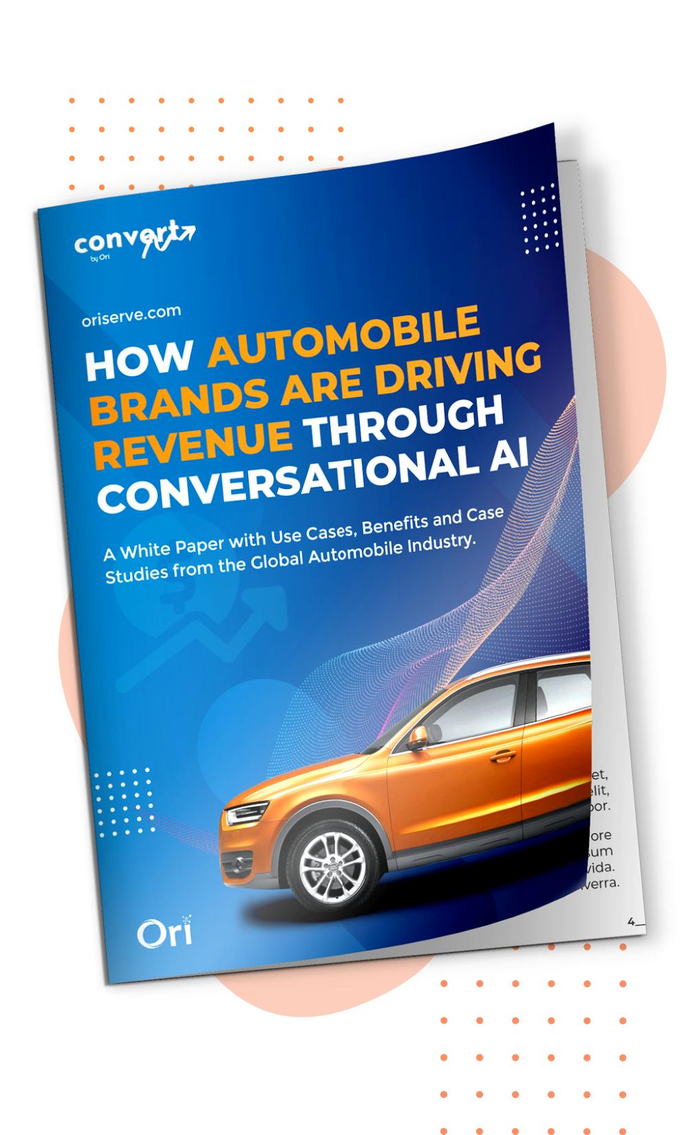 A whitepaper on how Auto brands are using Conversational AI