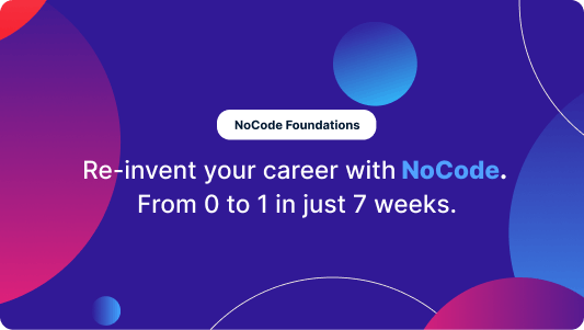 No-Code Foundations Program