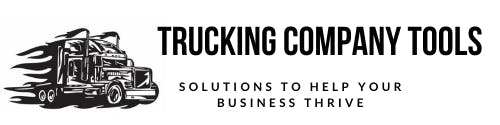 Trucking company tools logo