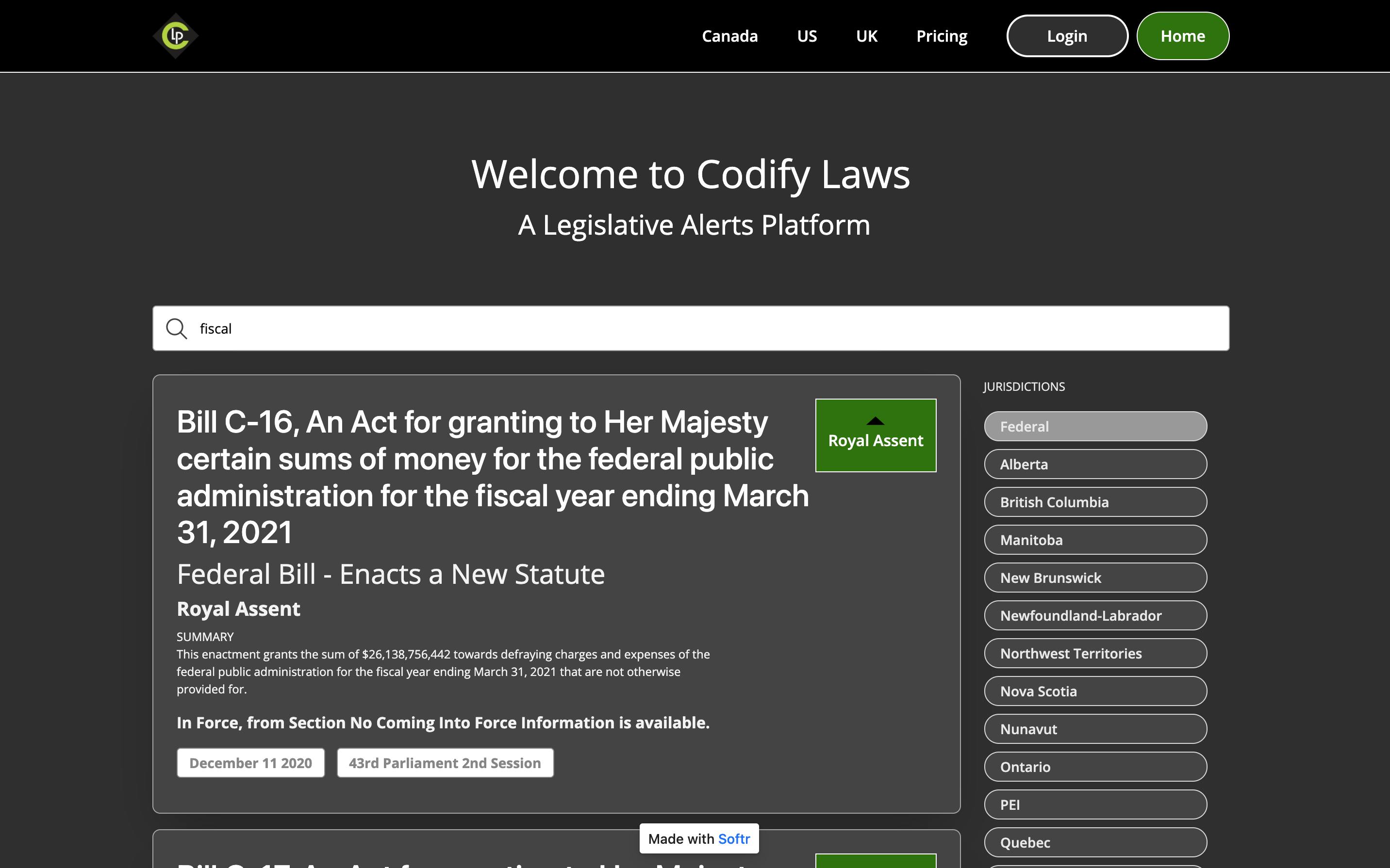 Codify Laws
