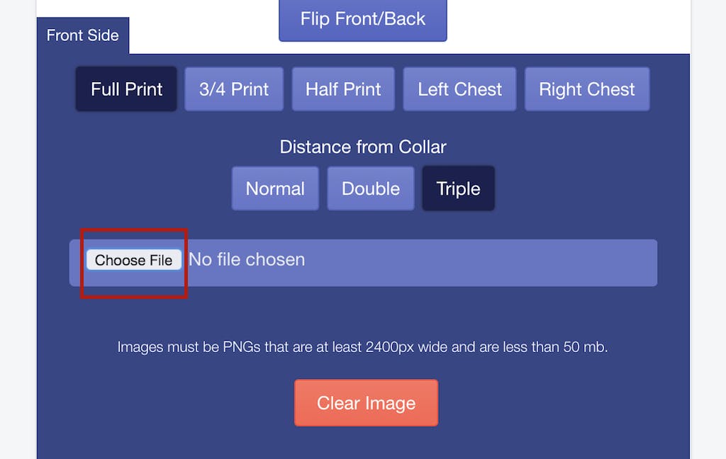 choose file