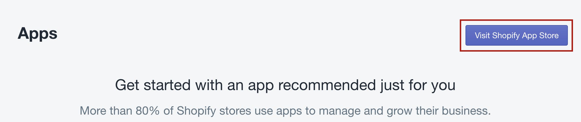 visit Shopify app store
