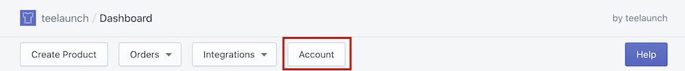 teelaunch account
