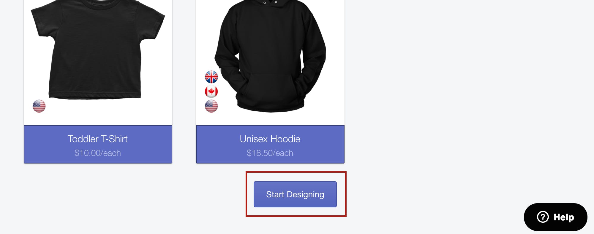 start designing