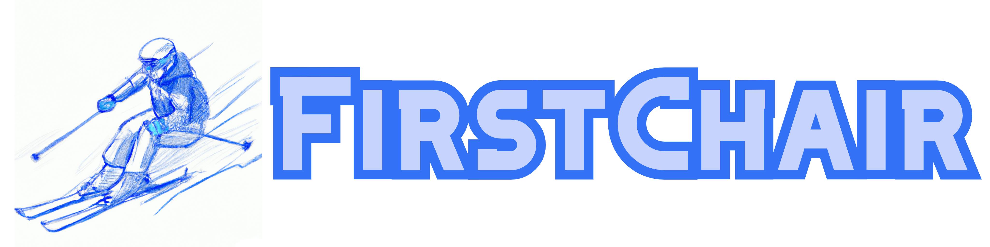 FirstChair.ski title logo