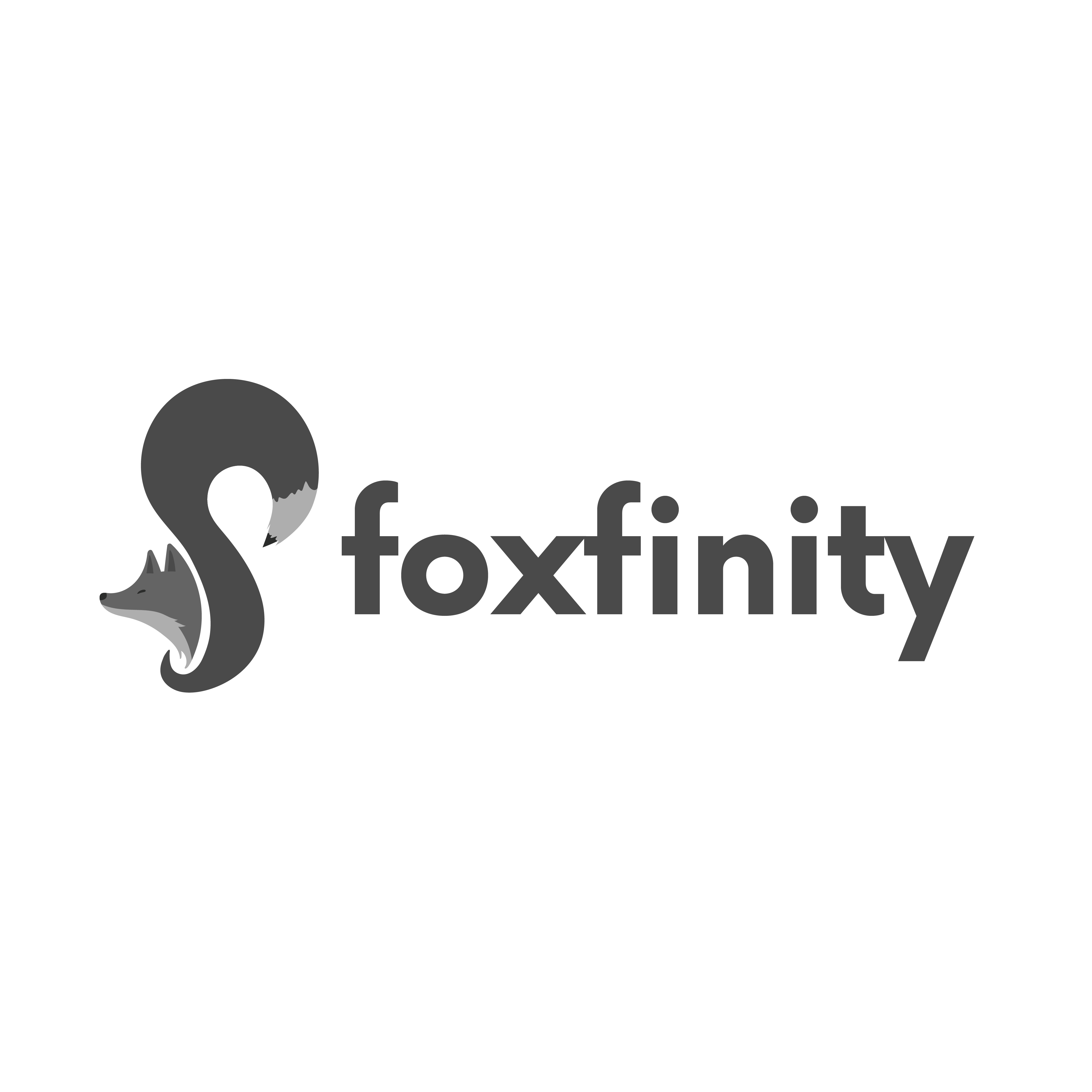 foxfinity Logo Gray