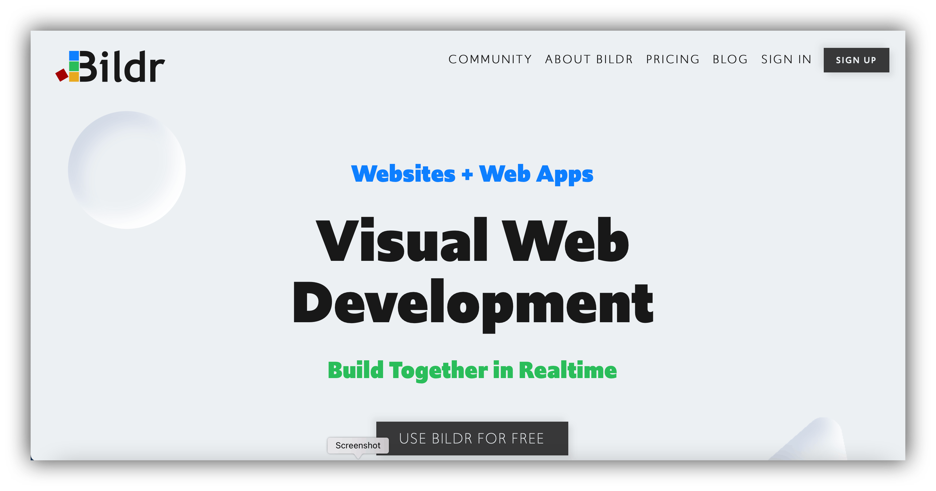 bildr no-code web app builder