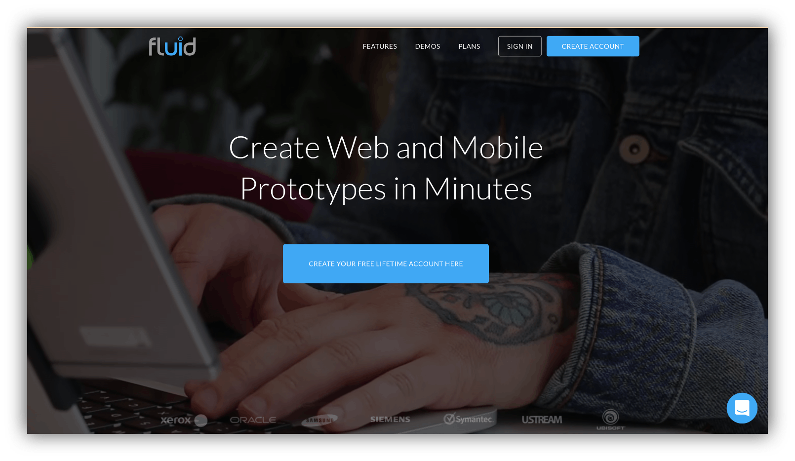 fluidui home page