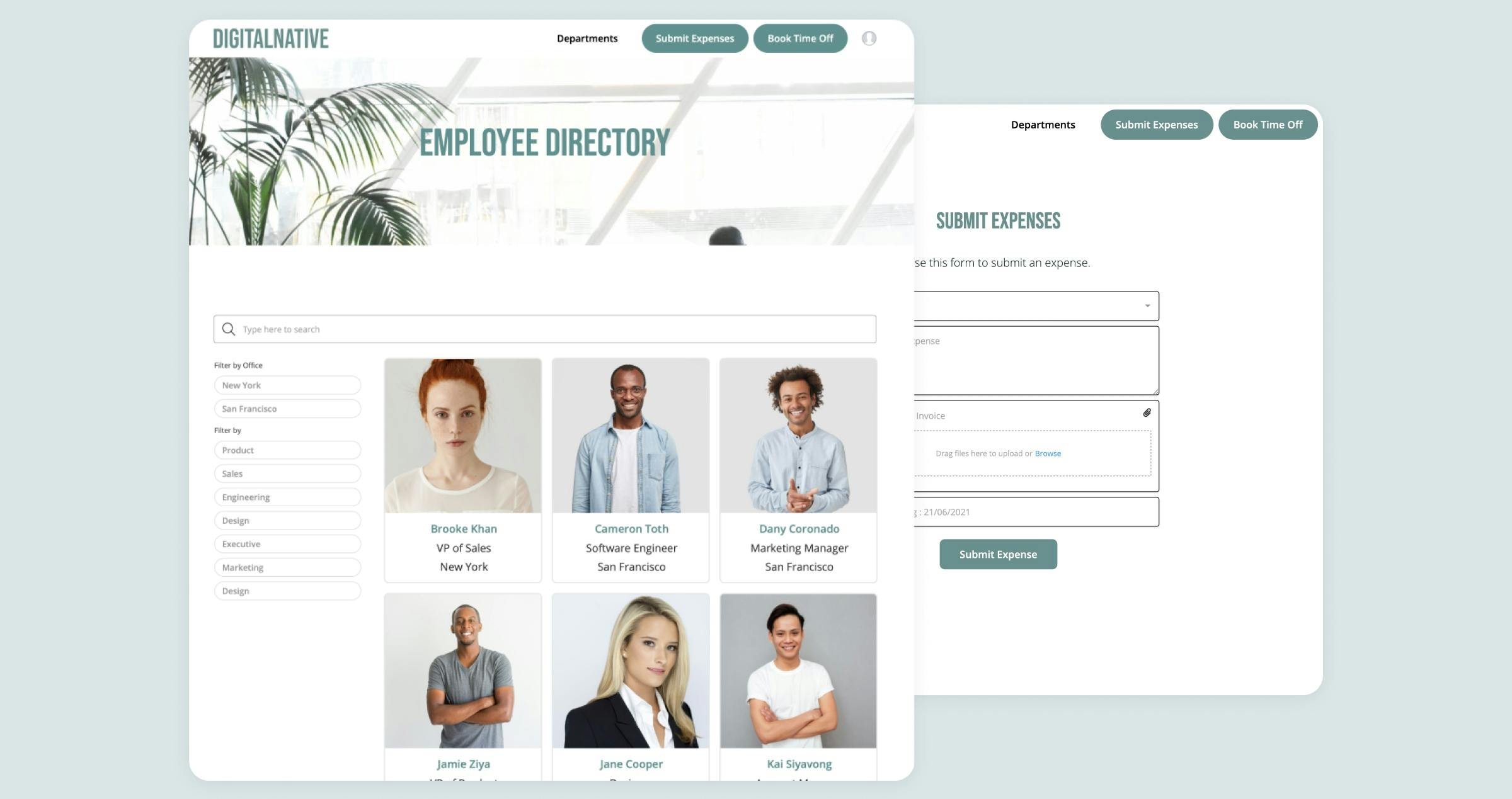 Employee Directory Template With Photo