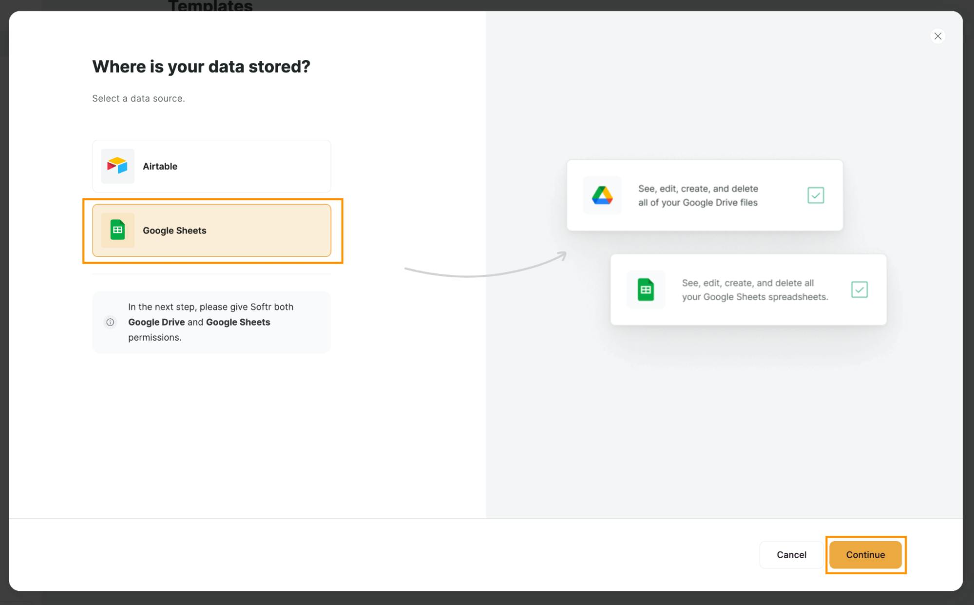 How to add Google Drive as Your Data Source