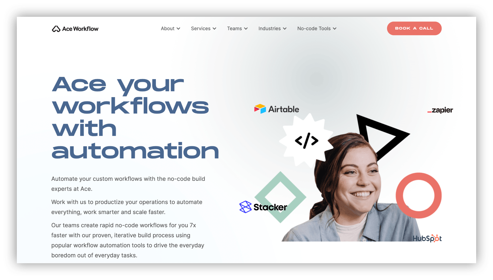 ACE Workflow website