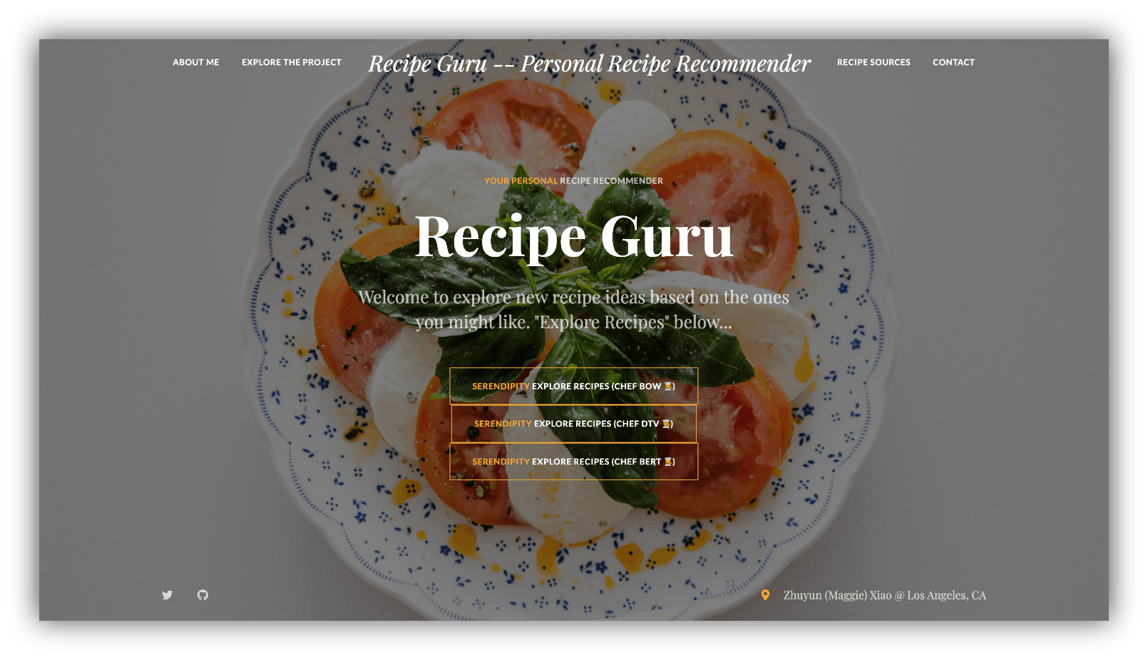 web app example recipe guru