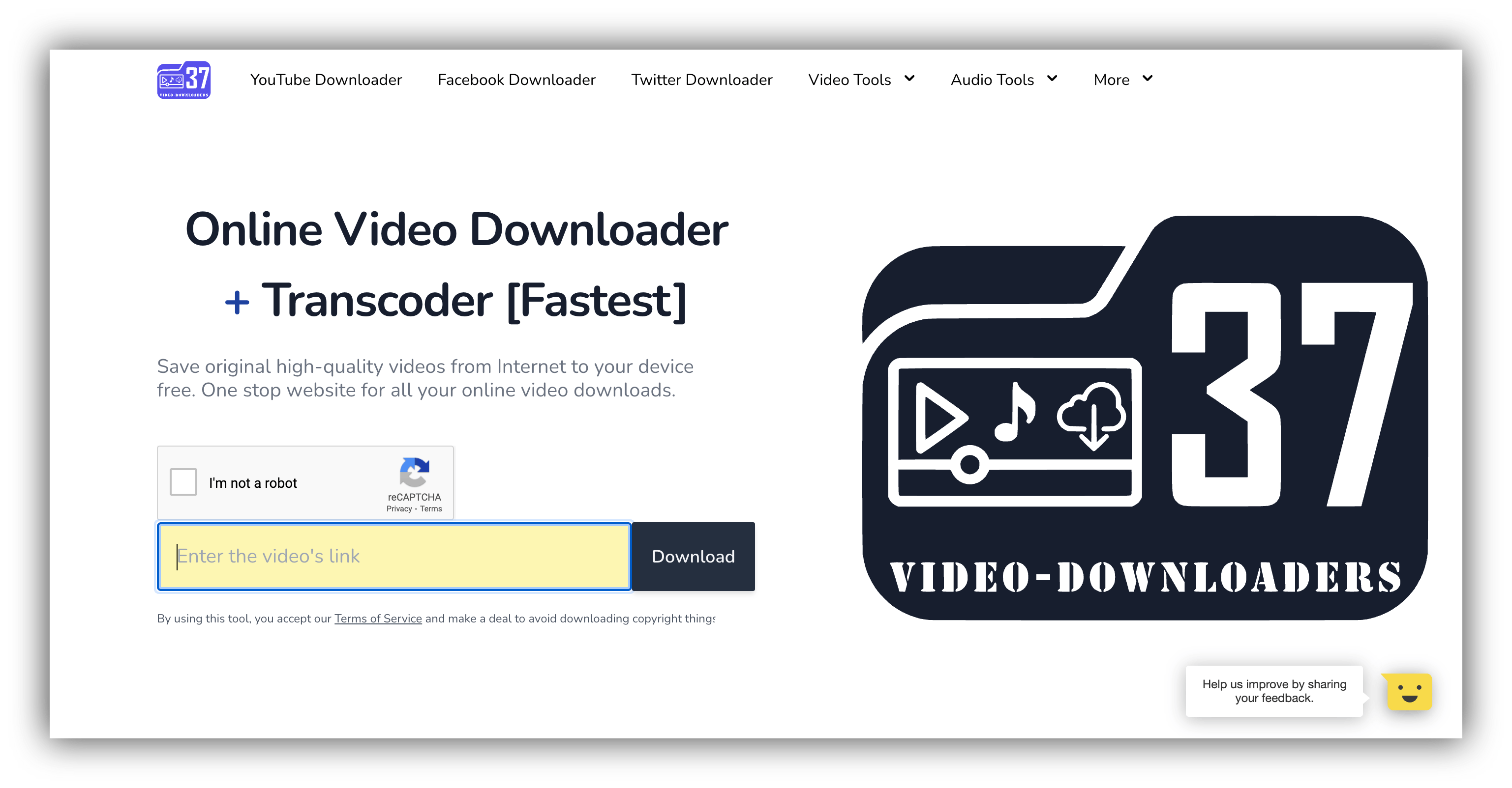 video downloaders  homepage