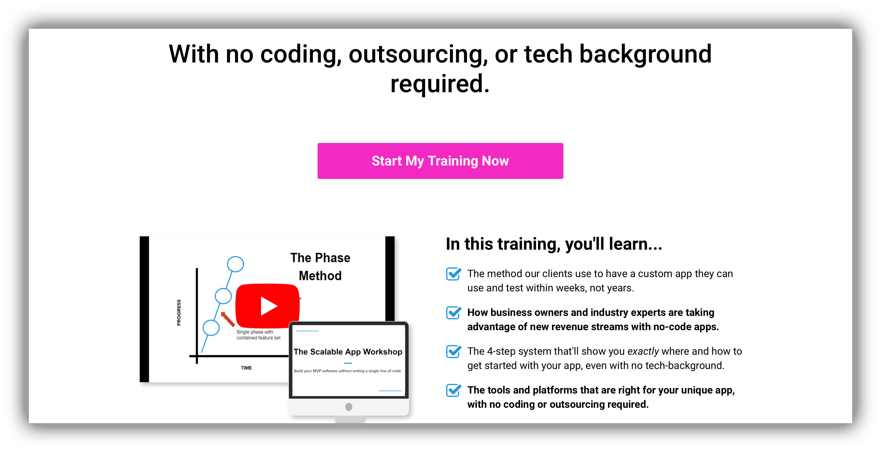 Coaching no-code apps  No Code Resource 