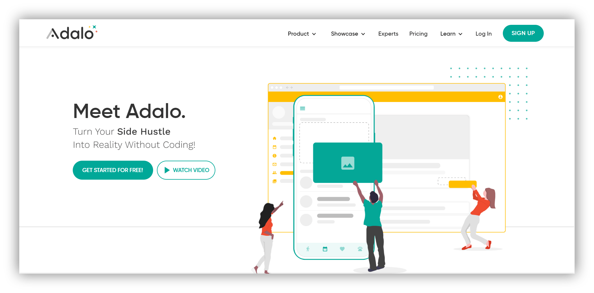 adalo no-code web app builder