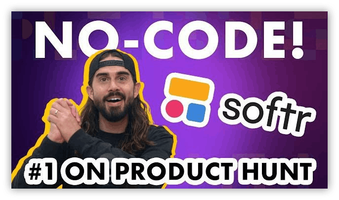 Softr #1 on Product Hunt