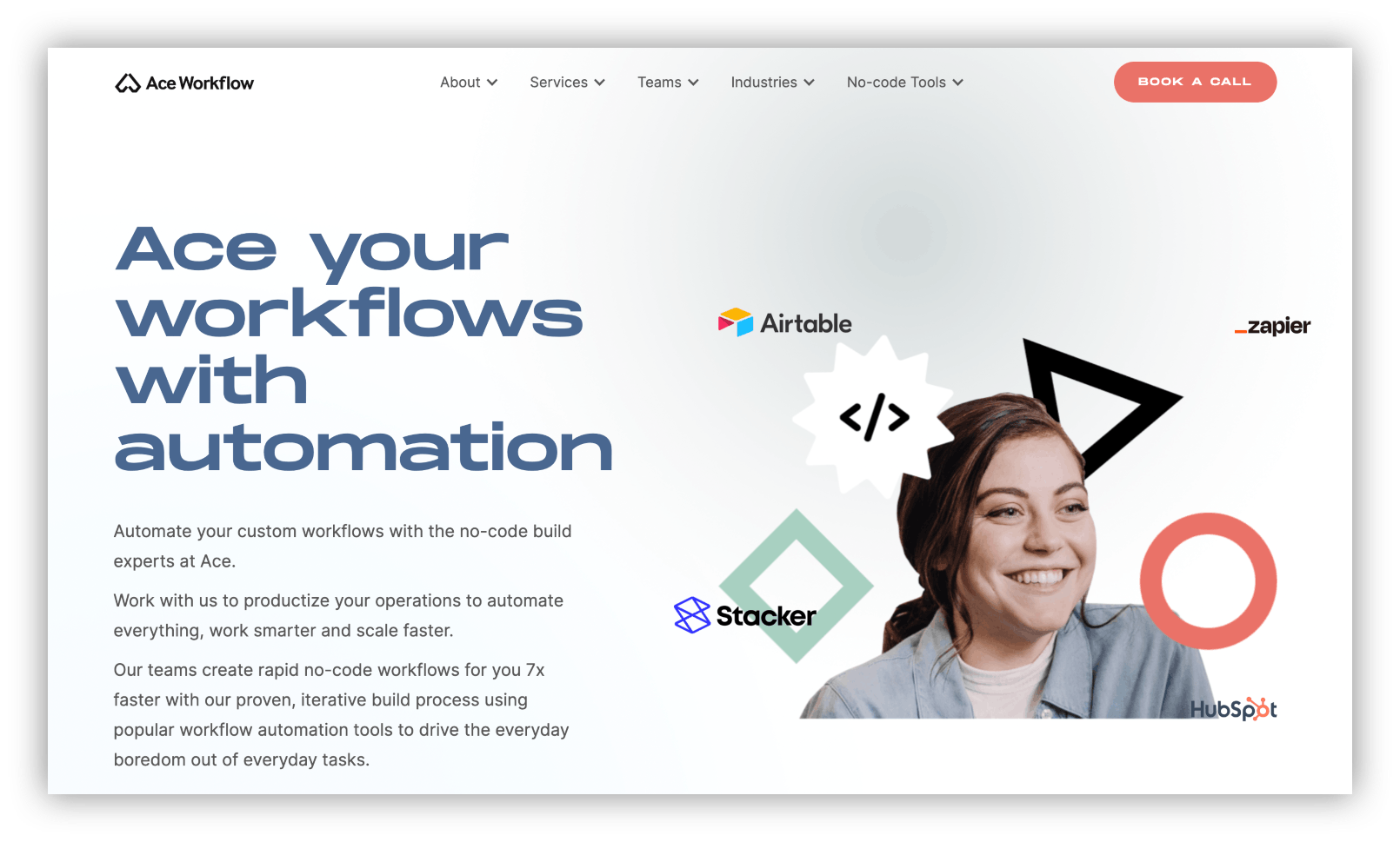 No-code agency- Ace Workflow