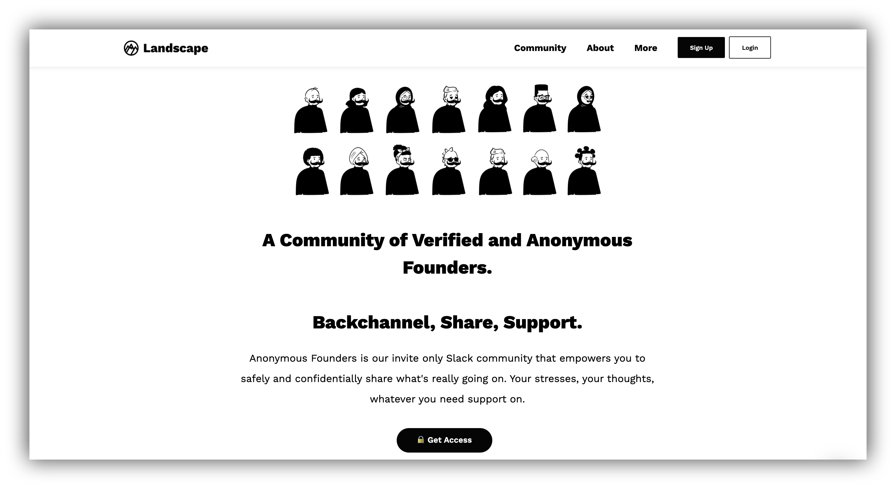 landscape anonymous founders