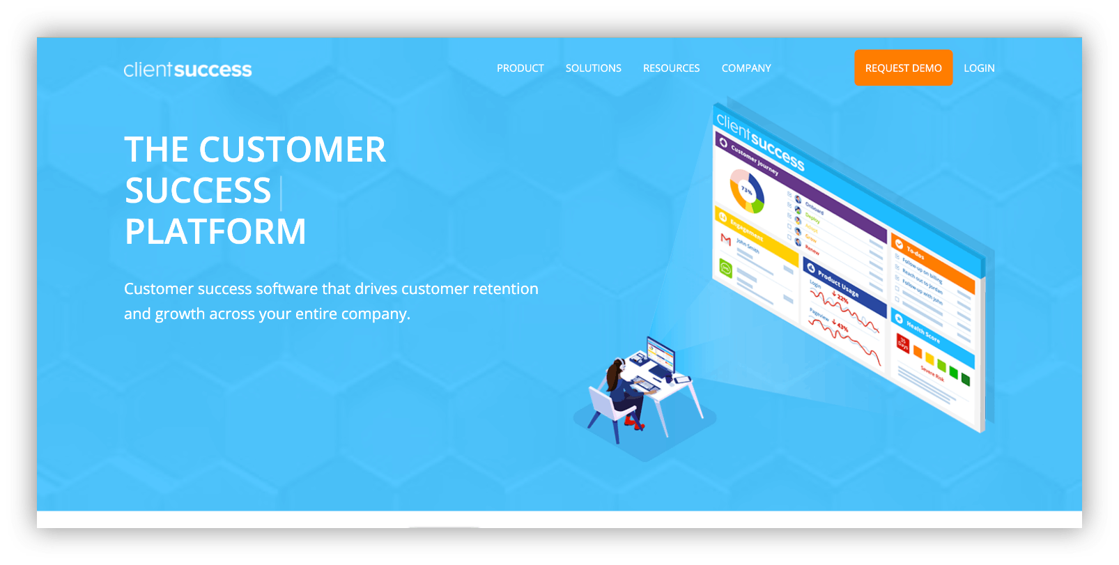 client success homepage