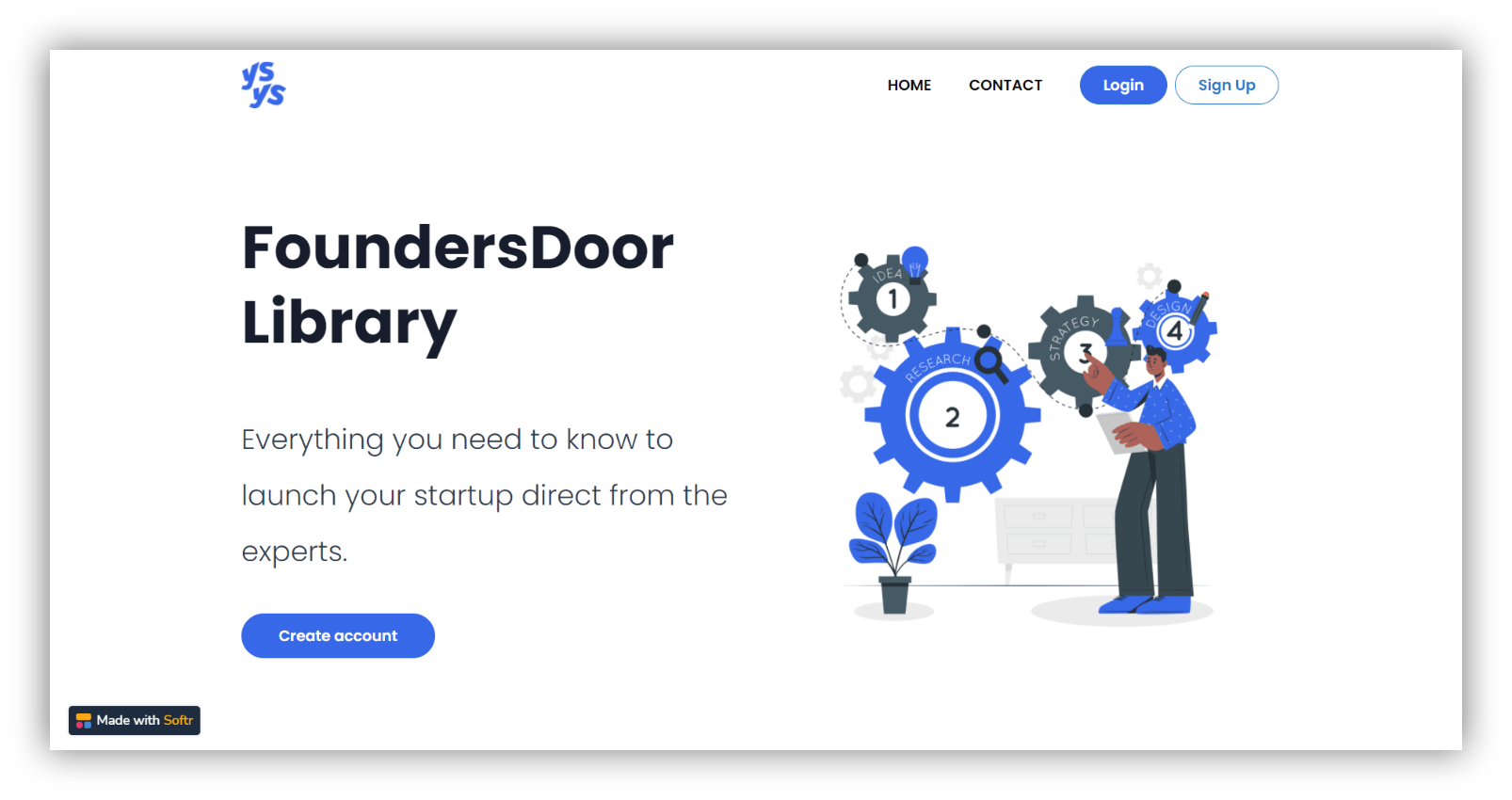founders door library homepage