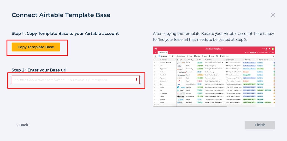 copy template base