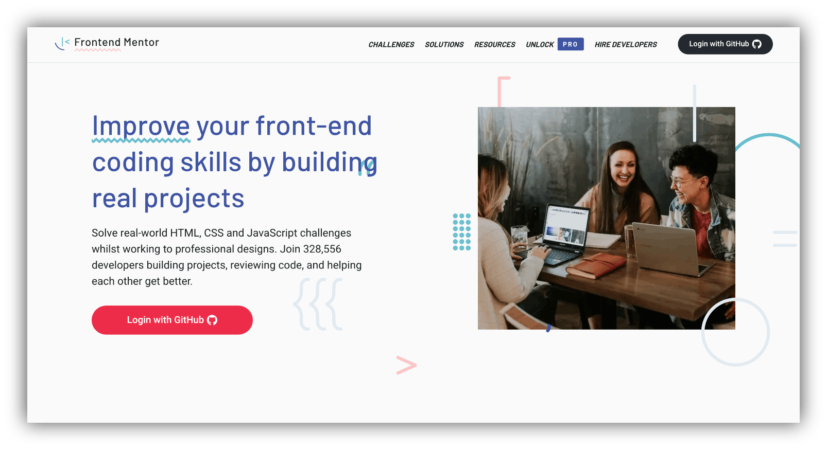 frontend mentor learning resources homepage
