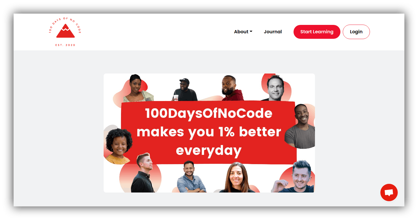 no-code movement- 100daysofnocode online no-code community