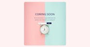 Free Coming Soon Page Template