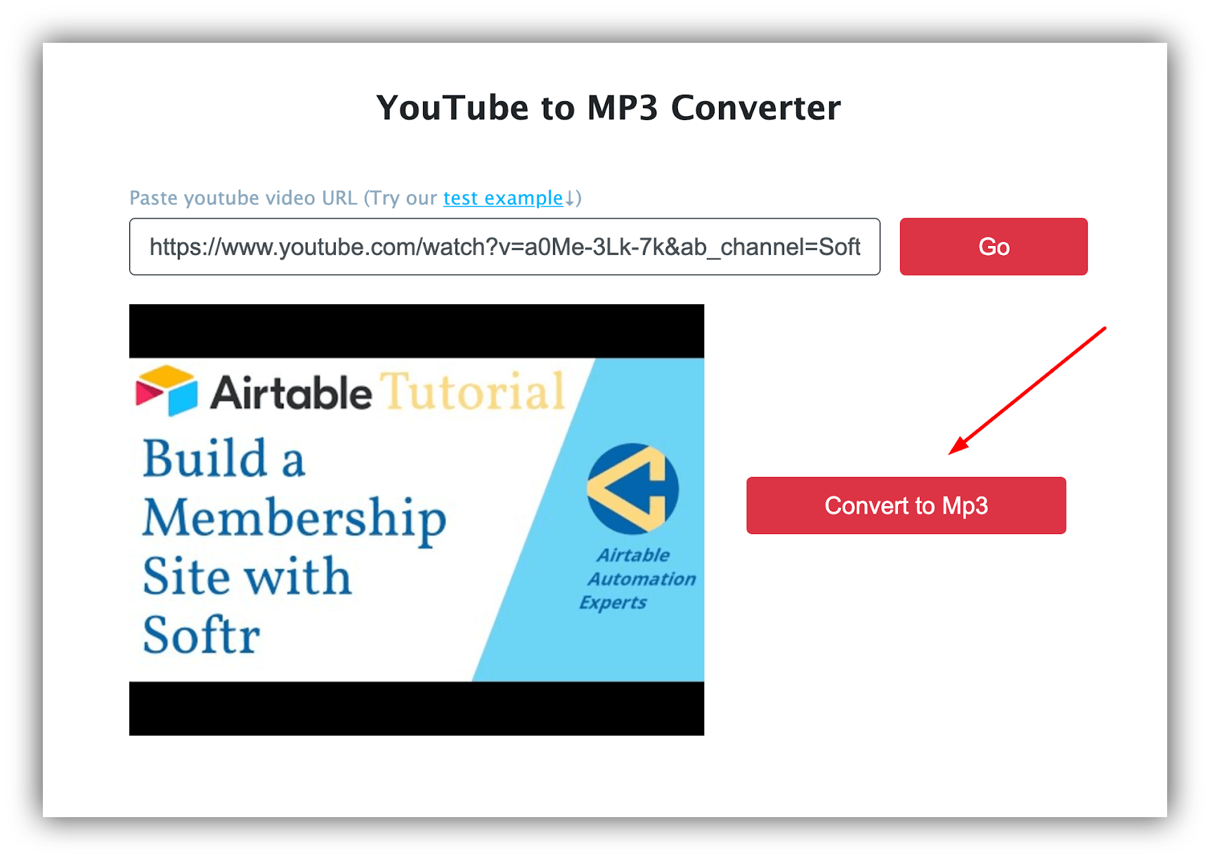 Youtube To Mp3 Converter