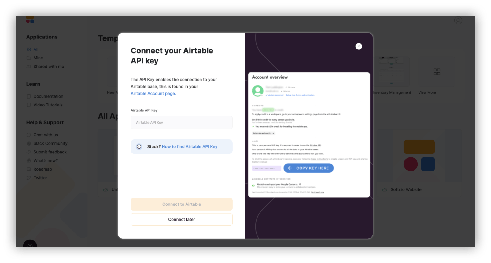 Airtable API key #2