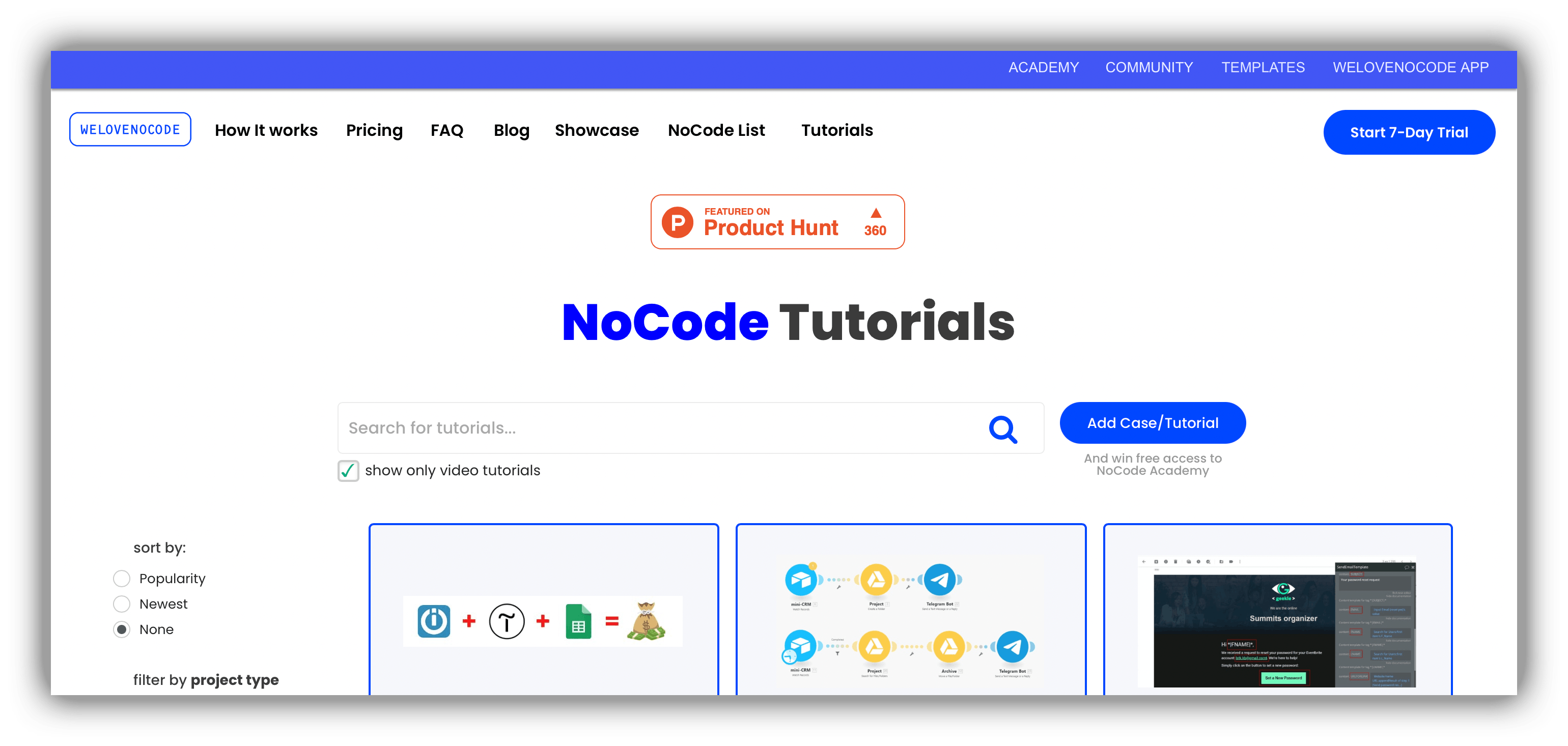  No Code Resource NoCode Tutorials