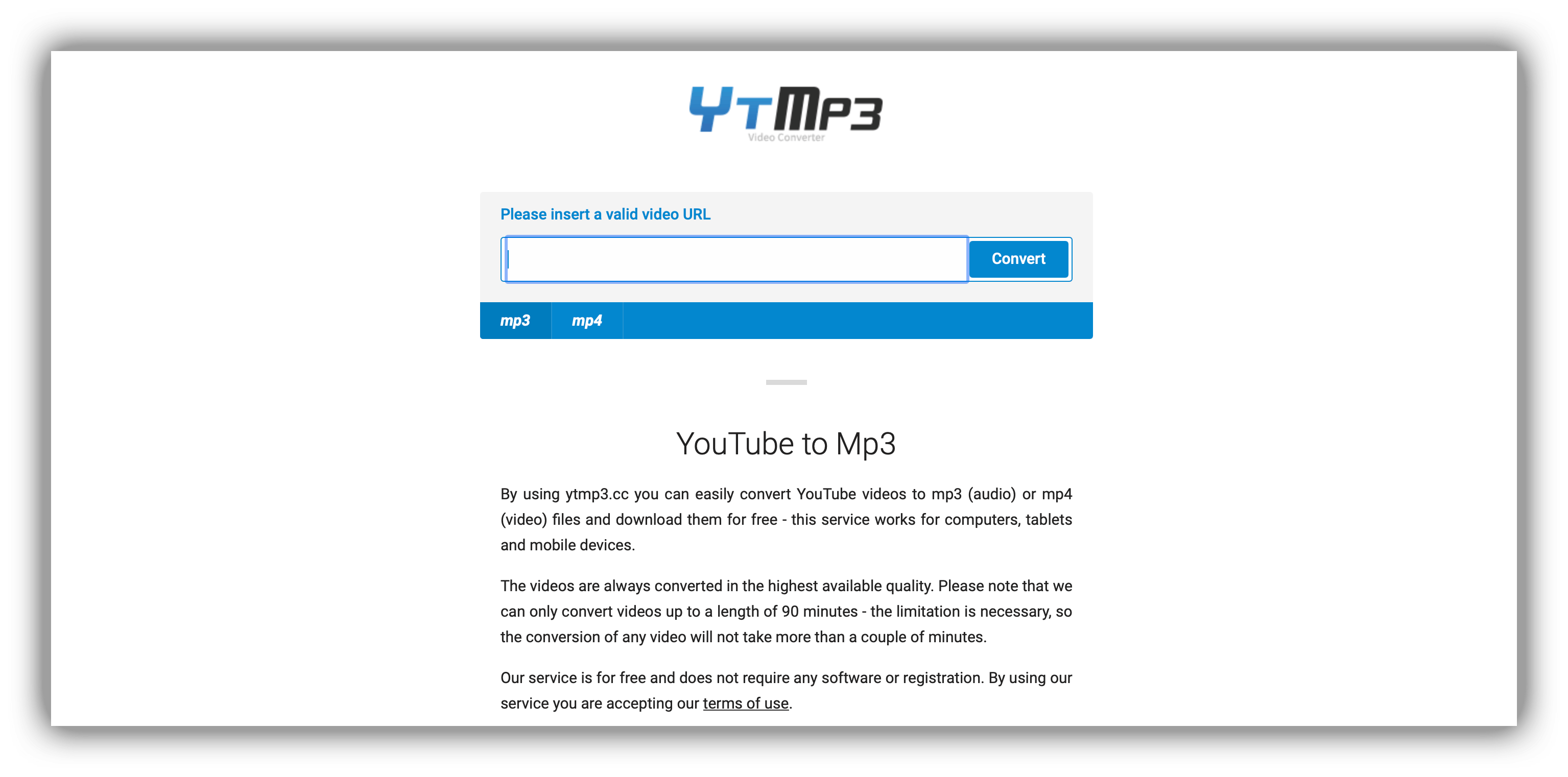 5. Youtube to MP3 Converter