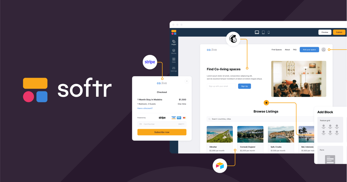 Softr - Build a website, web app or portal on Airtable without code