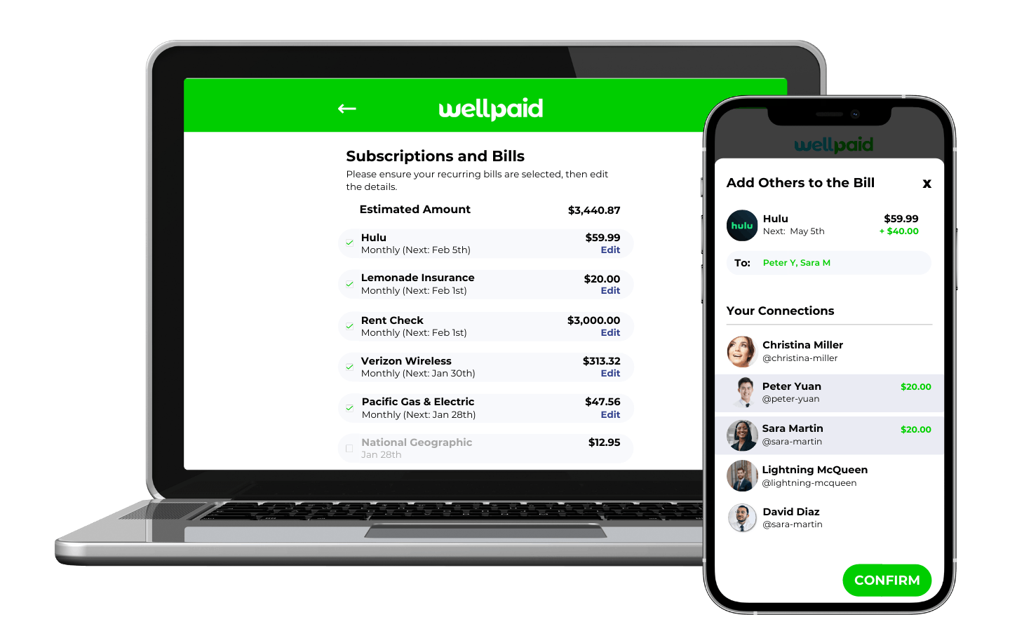 WellPaid Subscription Manager