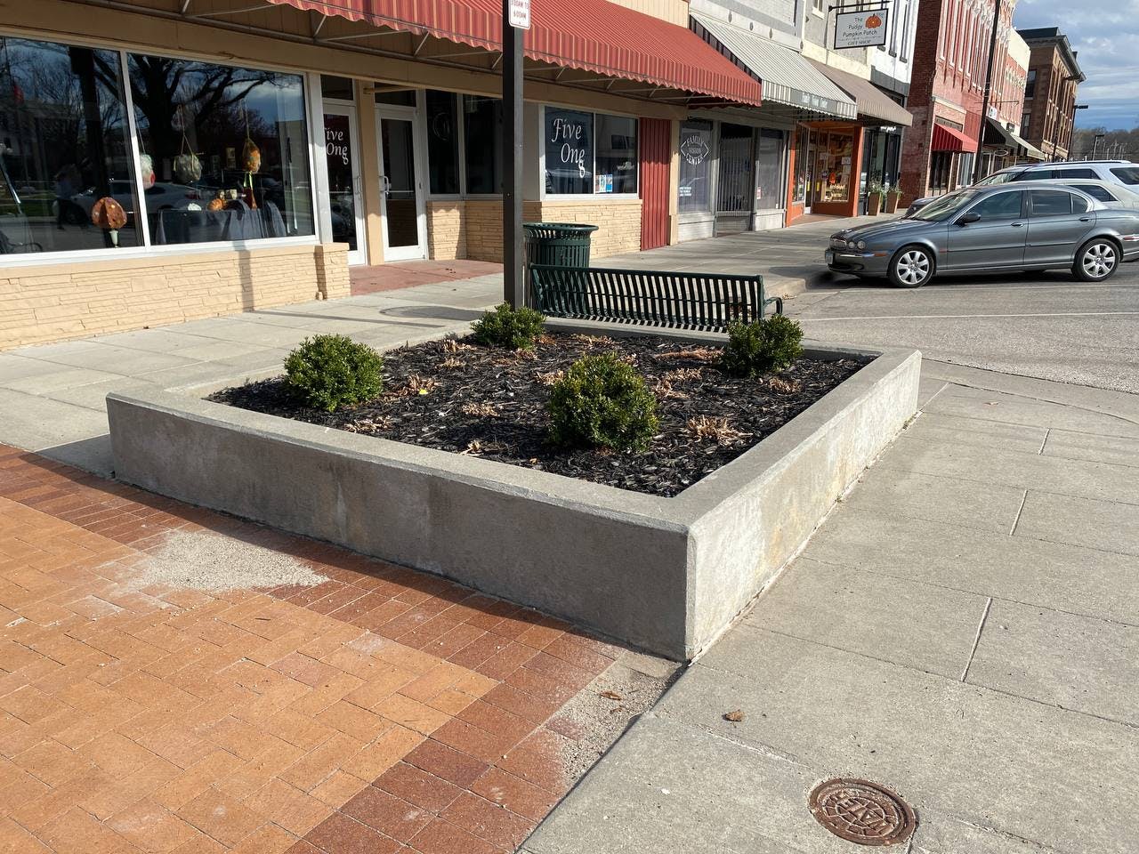 Red Oak downtown planter project.