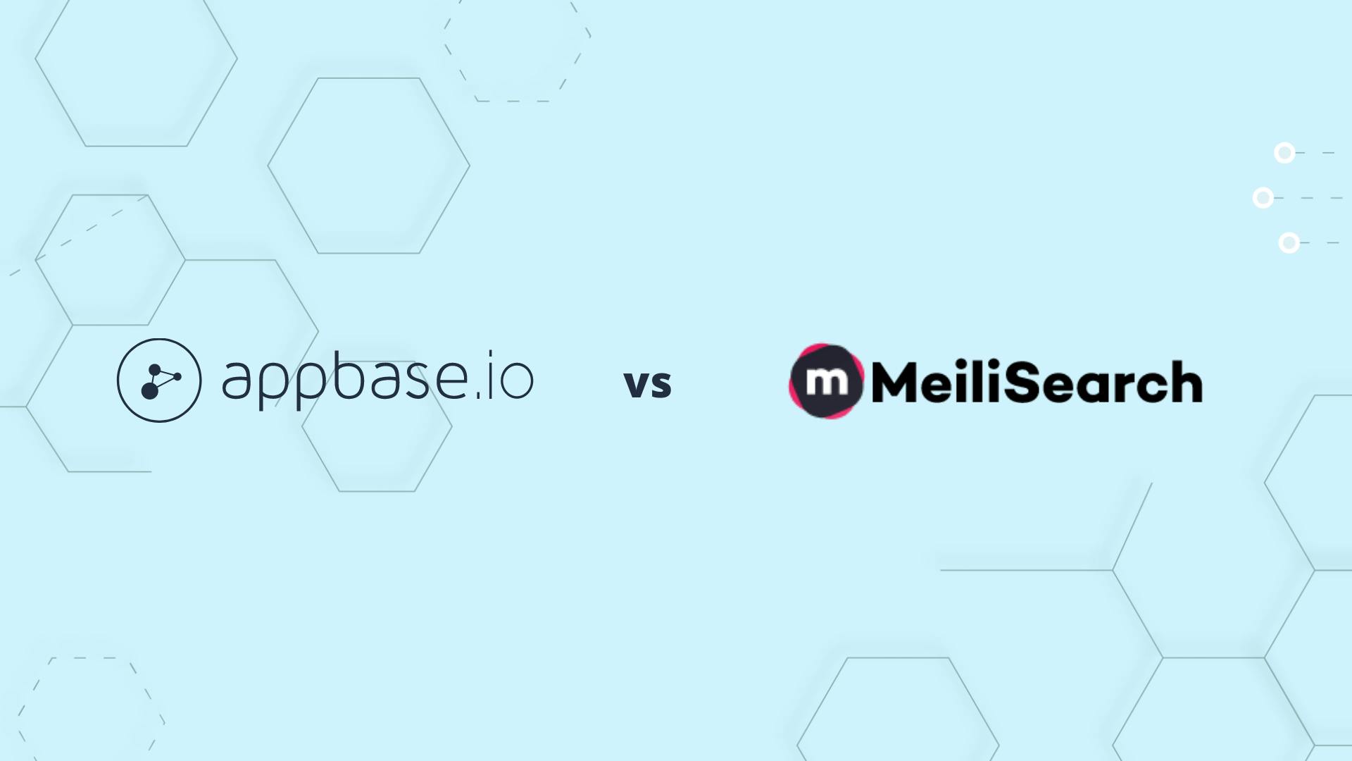 appbase.io vs meilisearch