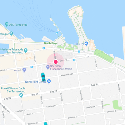 Track realtime geolocation data of search