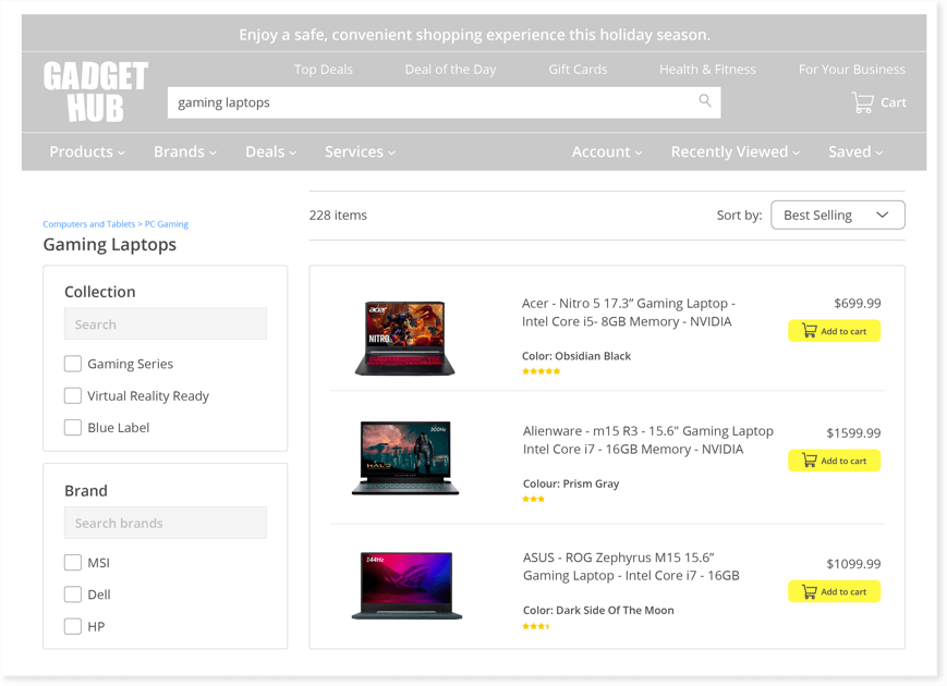 E-Commerce Search