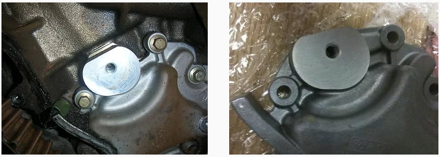 Modified oil pump