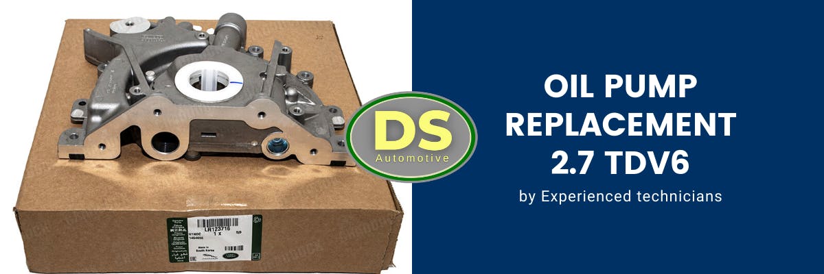 Oil pump replacement 2.7 TDV6